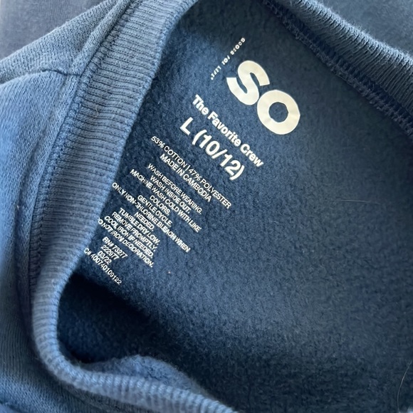 "Mermaid University" Graphic Sweatshirt - Girls L 10/12 - Picture 4 of 4